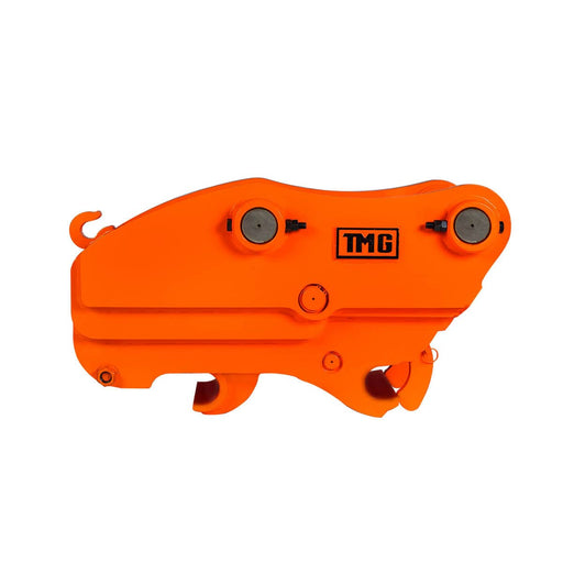 TMG Industrial Quick Coupler for Excavator, 1-¾” Pin Diameter, 8-½”-10-½” Pin Spread, Built-In Lifting Point (3300 Lb Rating), TMG-EQC44 - TMG Industrial