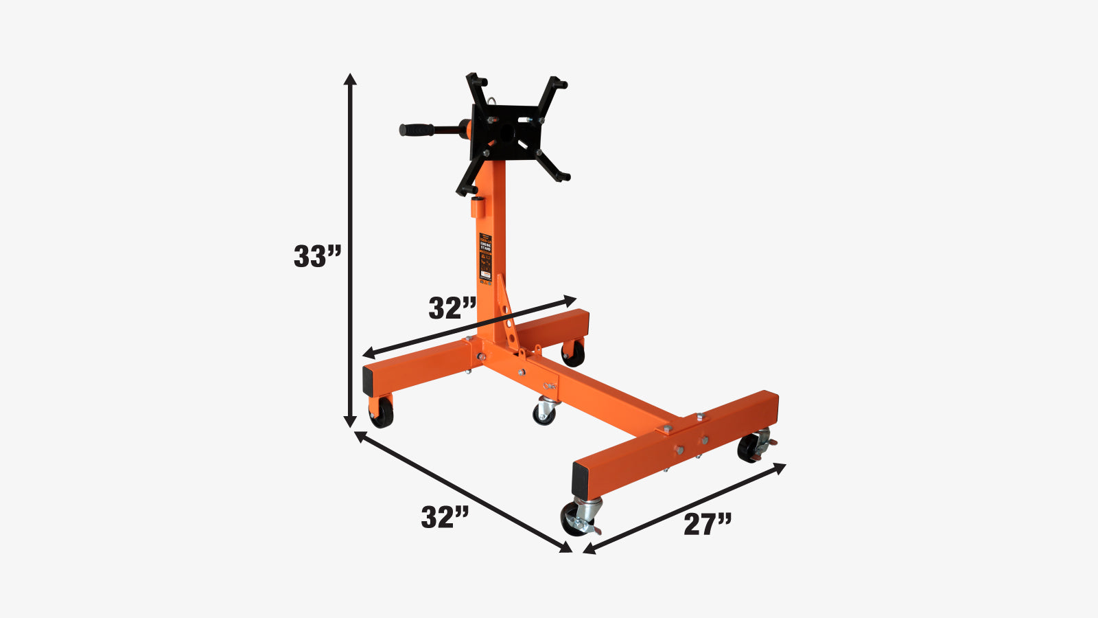 Rotating Base, Uniform Load (kg) 50–150