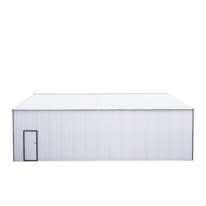 TMG Industrial 30’ x 40’ Metal Garage Shed with 11' High Double Front Doors, 17’ Peak Height, Side Entry Door, 1260 Sq-Ft Floor Space, TMG-MS3040 - TMG Industrial