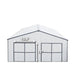 TMG Industrial 30’ x 40’ Metal Garage Shed with 11' High Double Front Doors, 17’ Peak Height, Side Entry Door, 1260 Sq-Ft Floor Space, TMG-MS3040 - TMG Industrial