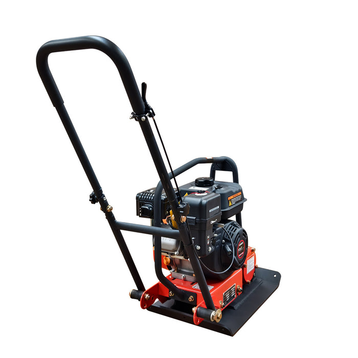 TMG Industrial 2380 Lbs Heavy-Duty Plate Compactor, 6.5 HP Loncin G200F Engine, 8” Compaction Depth, TMG-PC60