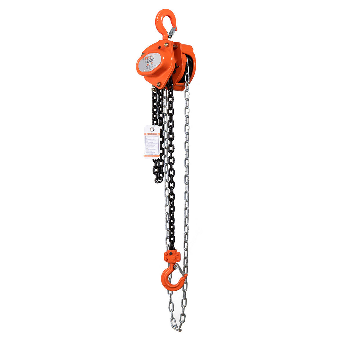 TMG Industrial 0.5 Ton 10' Lift Chain Hoist, 360° Swivel Hook, ASME B3 —  TMG Industrial USA