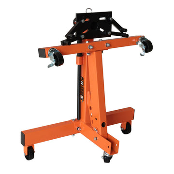 TMG Industrial 1500-lb Rotating Engine Stand, 4 Adjustable Arms, 360°  Rotation, Fixed & Swivel Casters, TMG-AES15