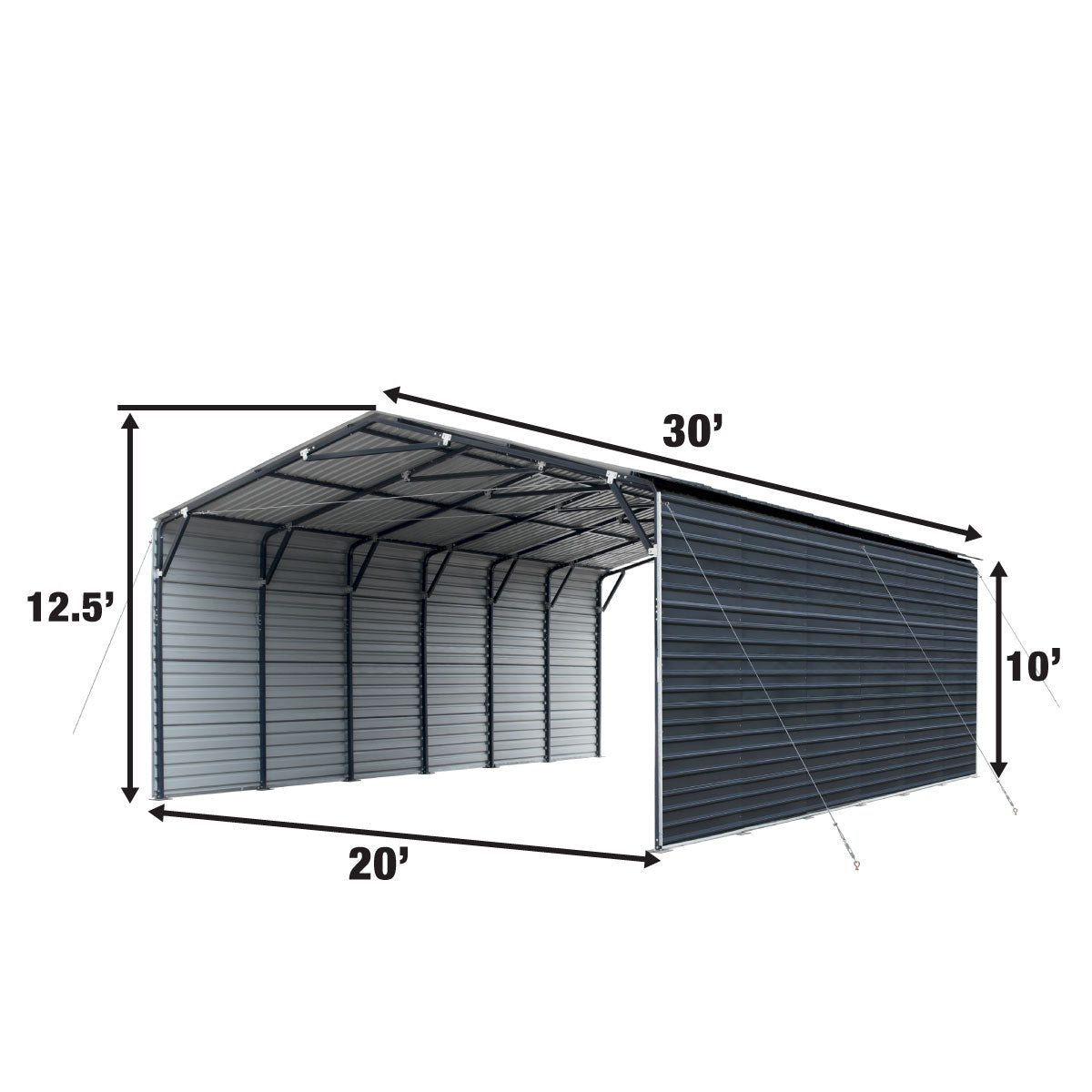 10 x shop 30 carport