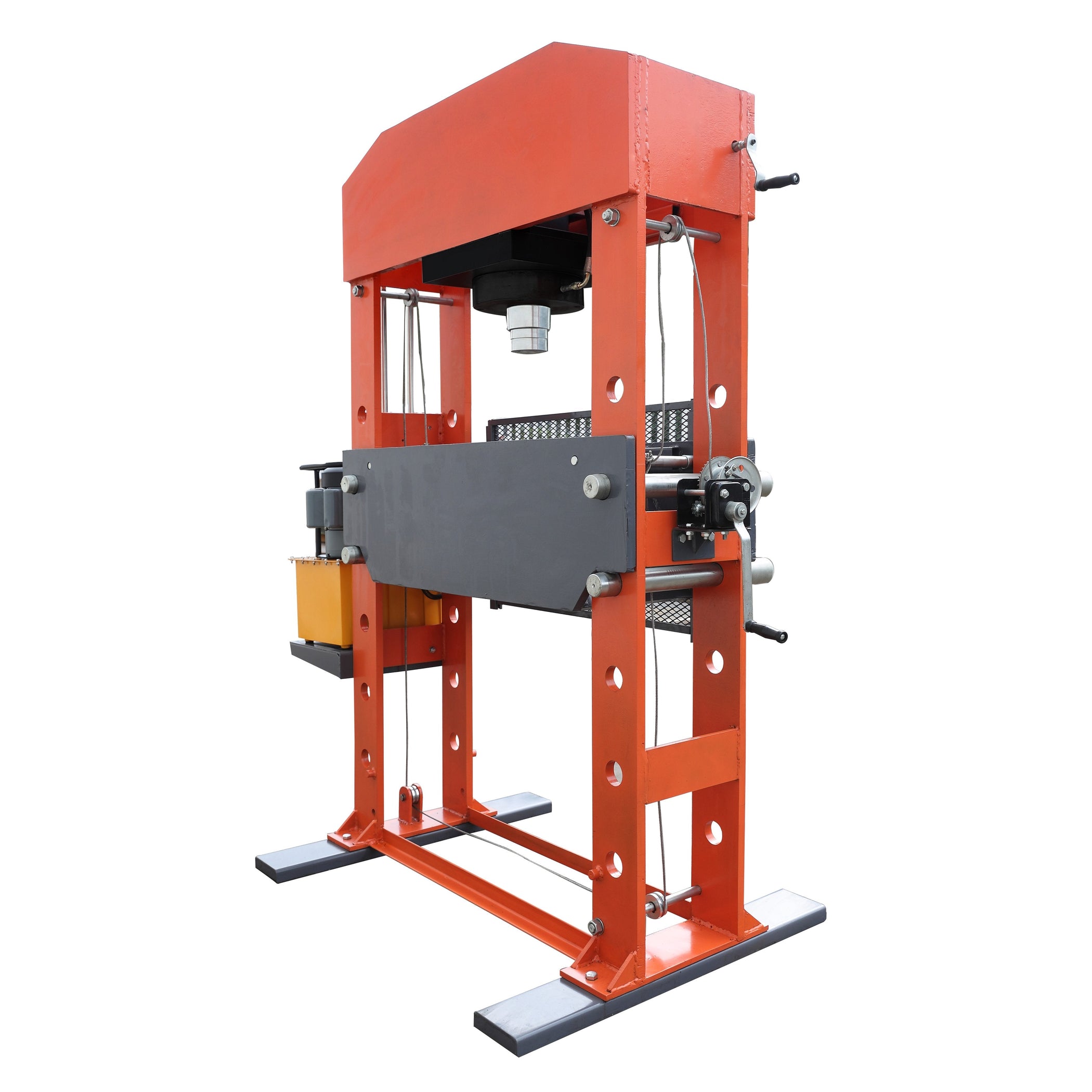 Tmg Industrial 150 Ton Capacity Hydraulic Shop Press, Heavy Duty Press 